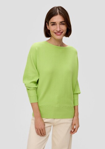 s.Oliver Sweater in Green: front