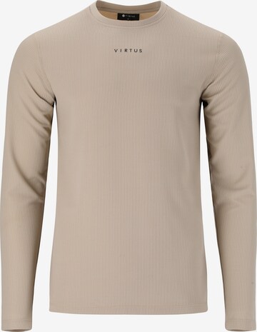 Virtus Functioneel shirt 'Besto' in Beige: voorkant