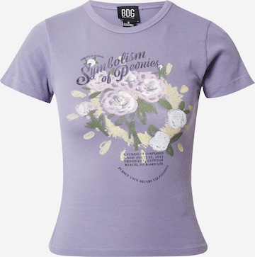 T-shirt BDG Urban Outfitters en violet : devant