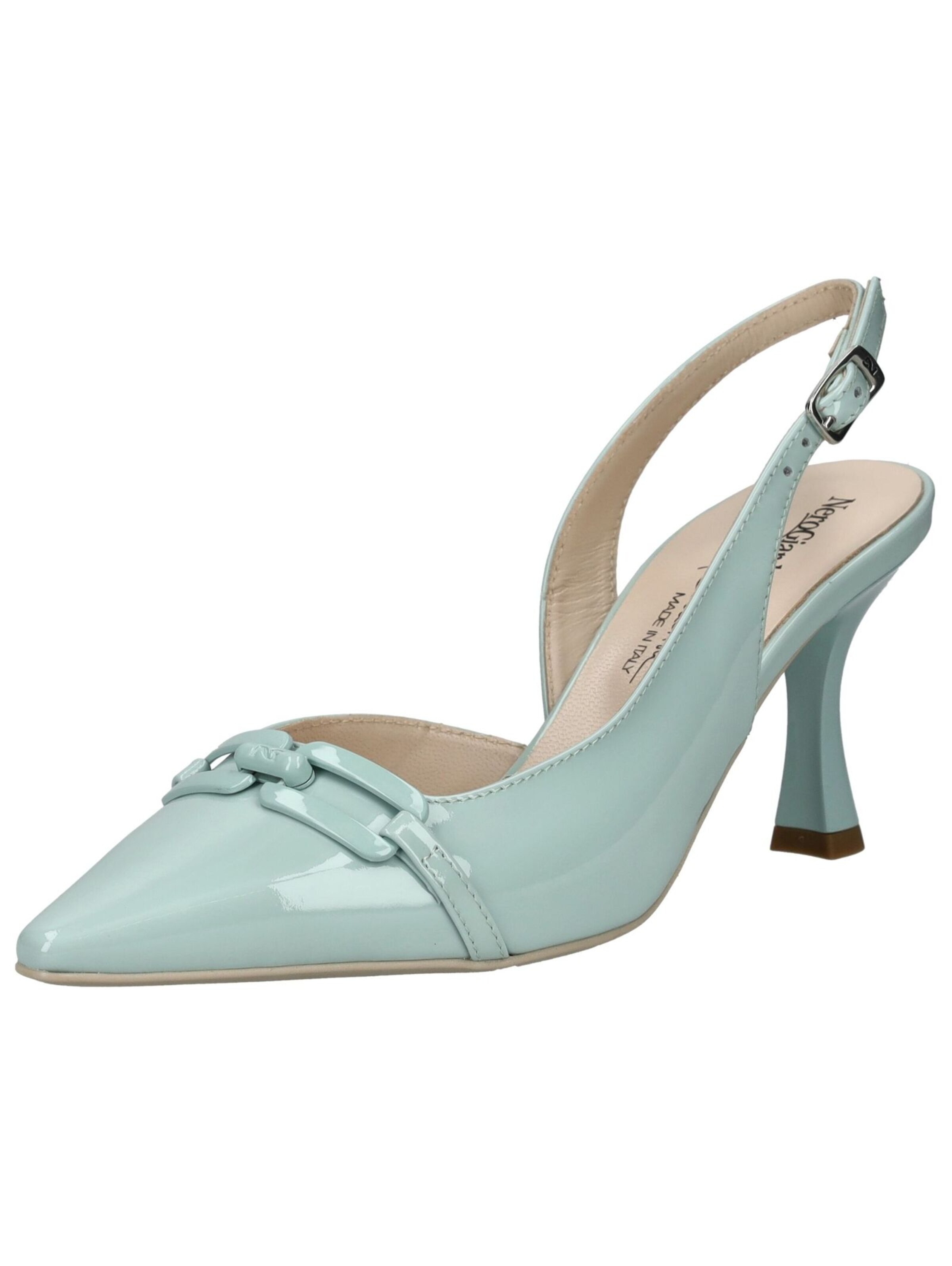 Décolleté sling di Nero Giardini in blu: frontale