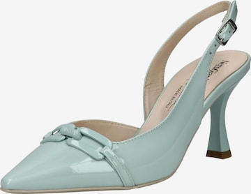 Escarpins à bride arrière Nero Giardini en bleu : devant