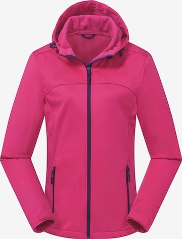 ATLASLAVA Outdoor Jacket 'Outdoor Jacket' in Pink: front