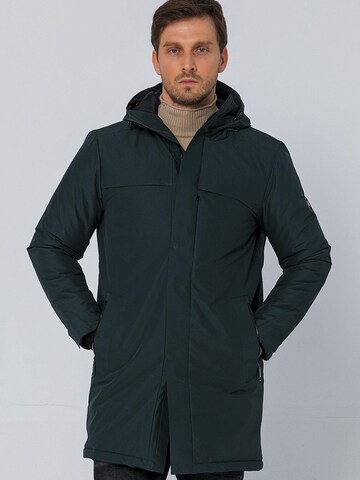 Ron Tomson Between-Seasons Parka 'LOS ANGELES' in Green: front