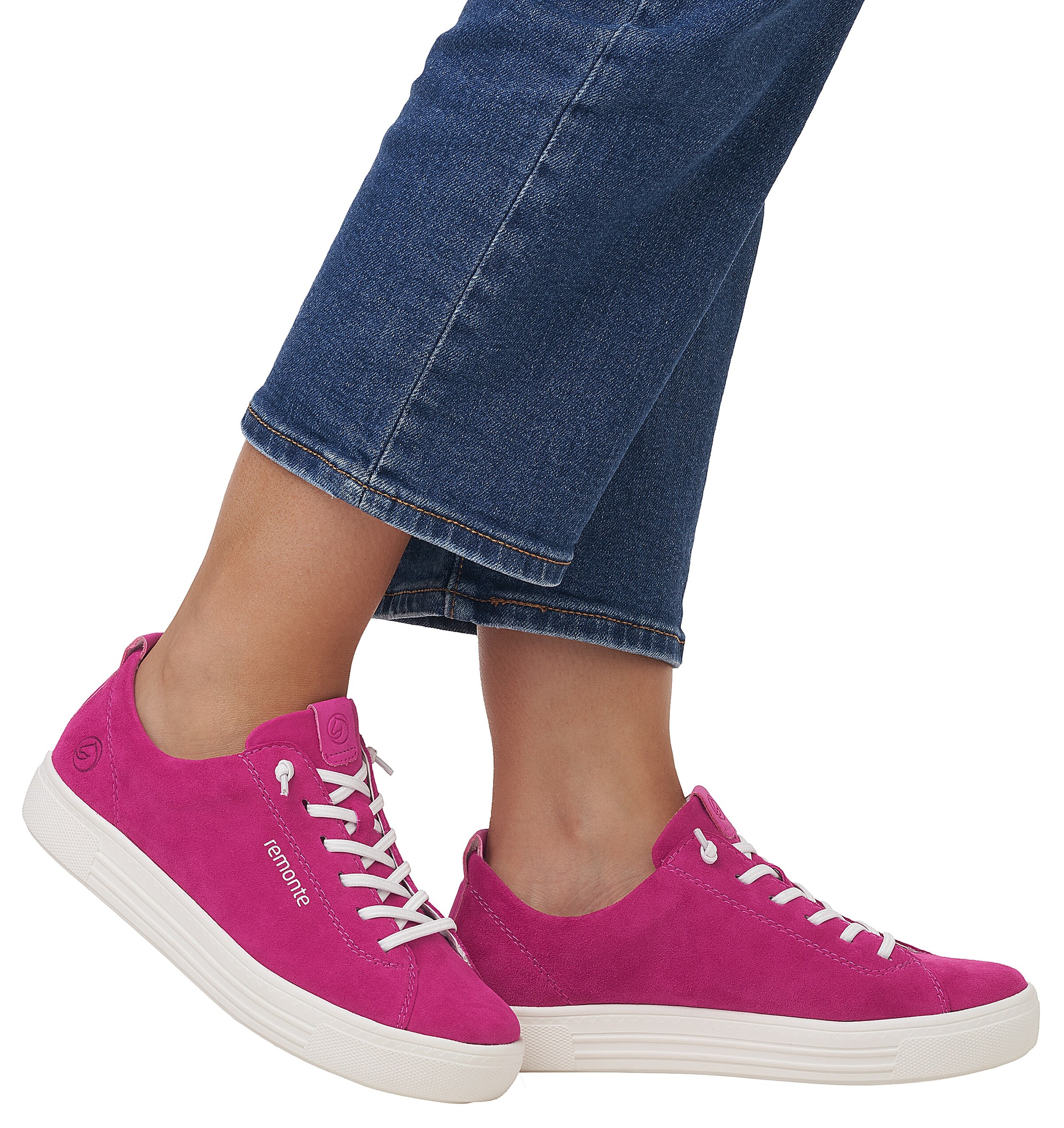 Sneaker bassa di REMONTE in rosa: frontale