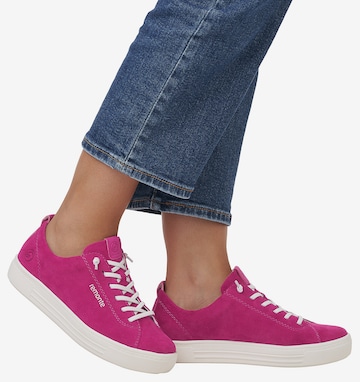 Sneaker bassa di REMONTE in rosa: frontale
