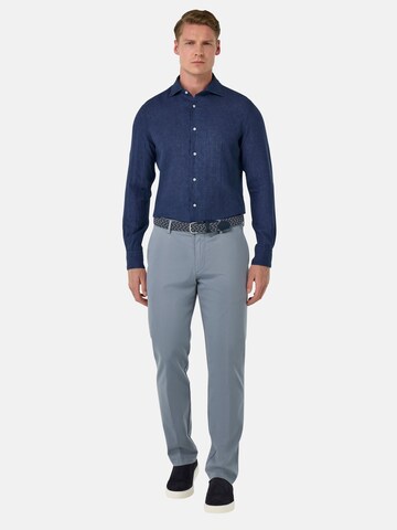 Coupe regular Chemise Boggi Milano en bleu