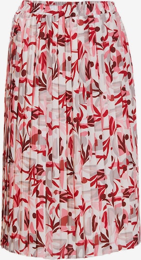 Goldner Rock in hellgrau / koralle / rot / offwhite, Produktansicht