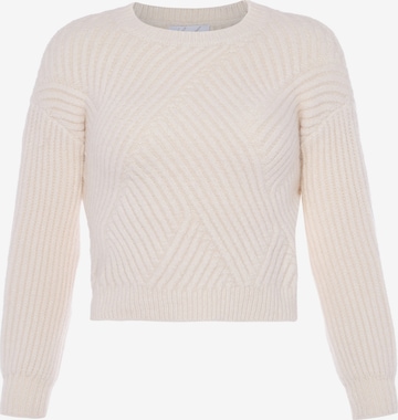 BLONDA - Pullover em branco: frente