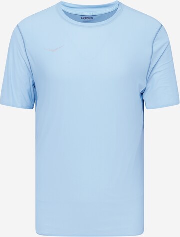 Hoka One One - Camiseta funcional 'AIROLITE' en azul: frente