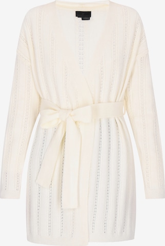 DreiMaster Klassik - Casaco de malha em branco: frente