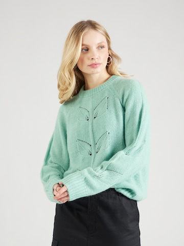 Pullover 'Fry' di Part Two in verde: frontale