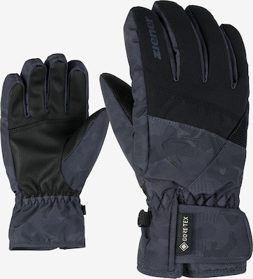 ZIENER Athletic Gloves 'LEIF GTX' in Black: front