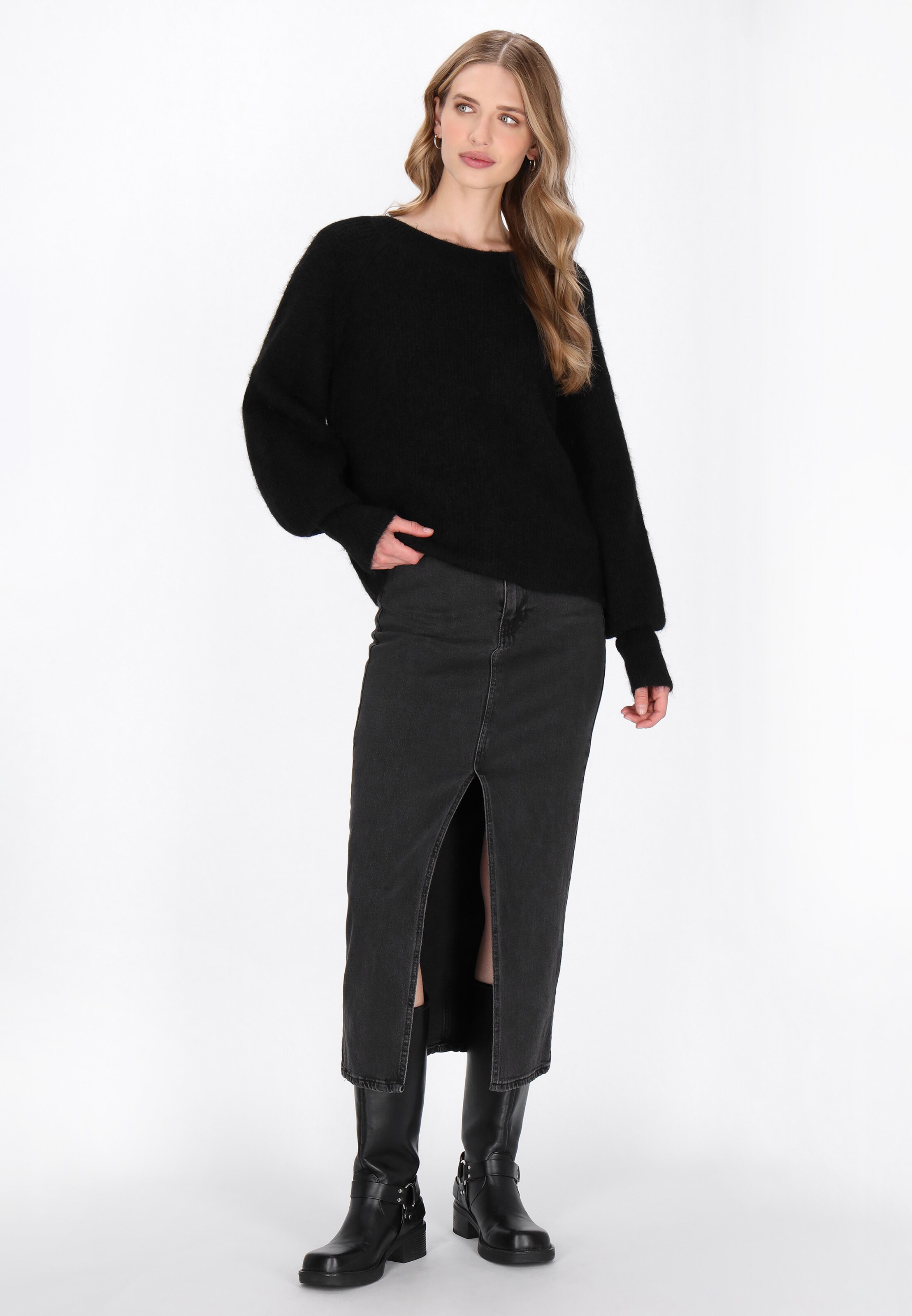 Pulover de la DreiMaster Vintage pe negru