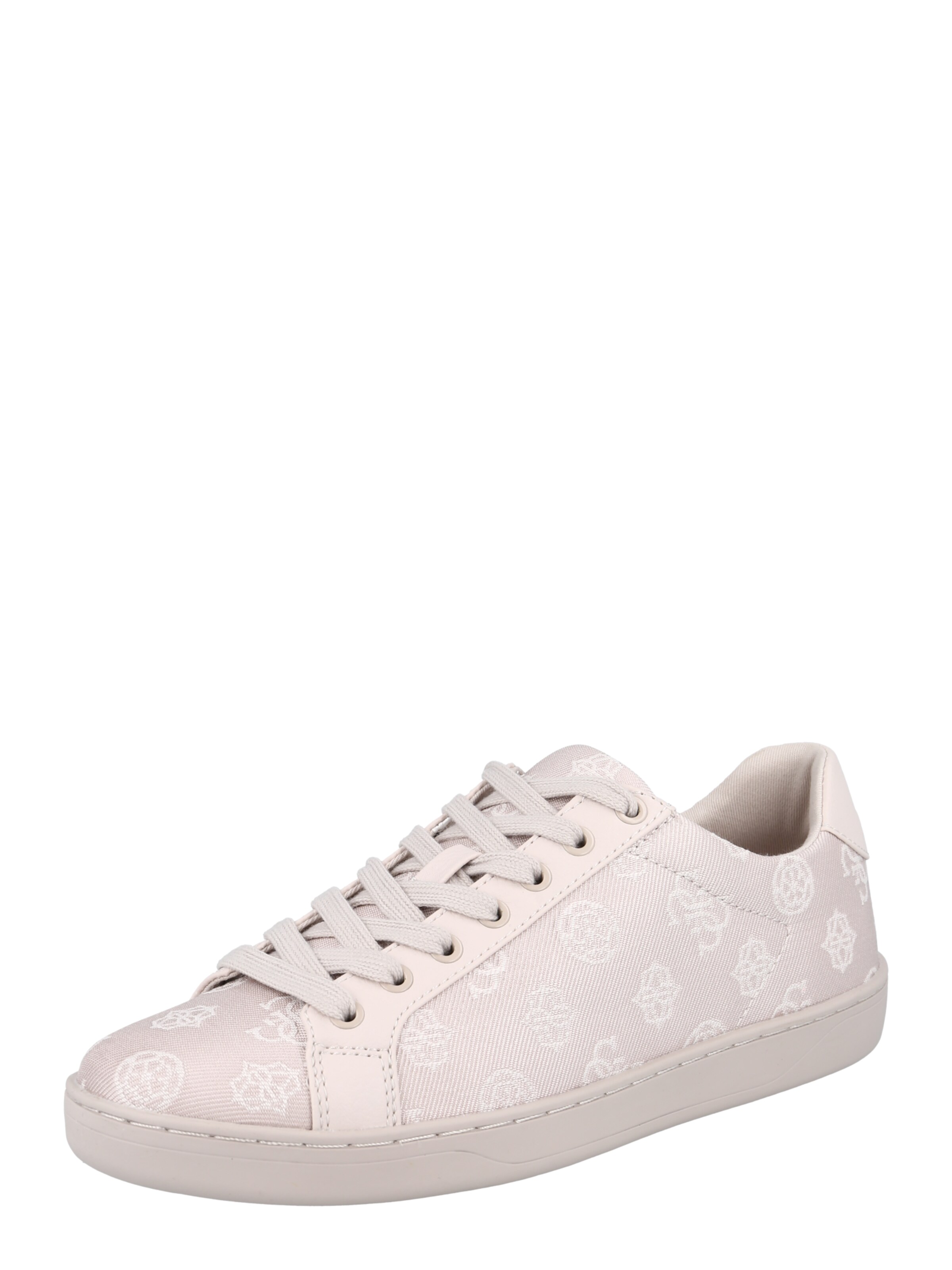 guess pink suede studded trainers