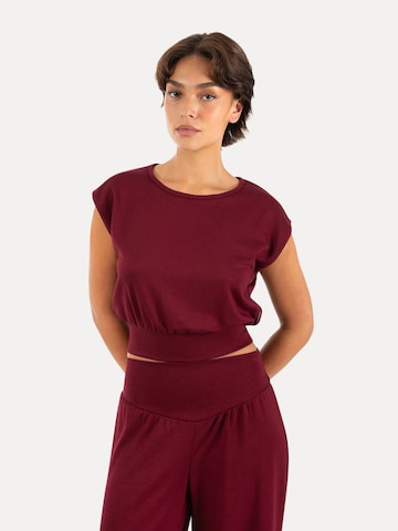 Smilodox Shirt ' Jorina ' in Rood: voorkant