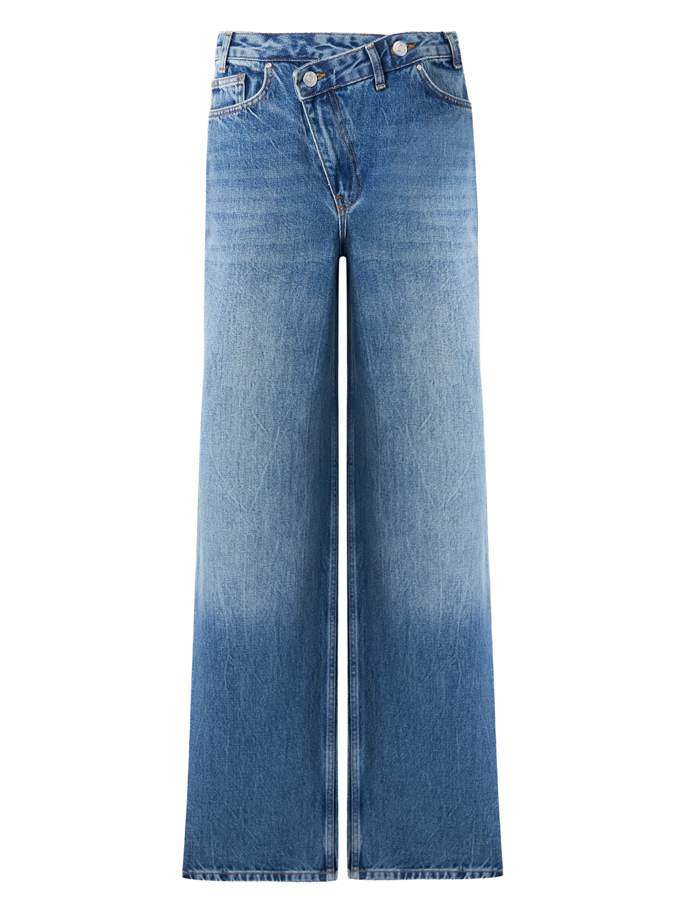 mėlyna Noisy may Plačios klešnės Džinsai: priekis