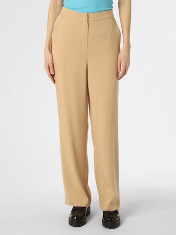 apriori Loose fit Pants in Beige: front