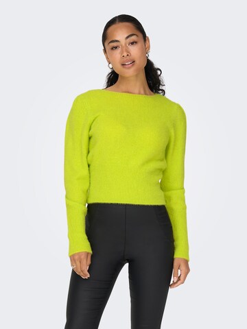 Pull-over 'ONLElla' ONLY en vert : devant