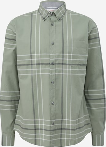 s.Oliver Regular fit Button Up Shirt in Green: front