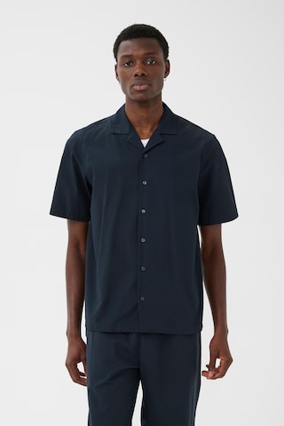 Matinique Comfort Fit Hemd in Blau: Vorderseite