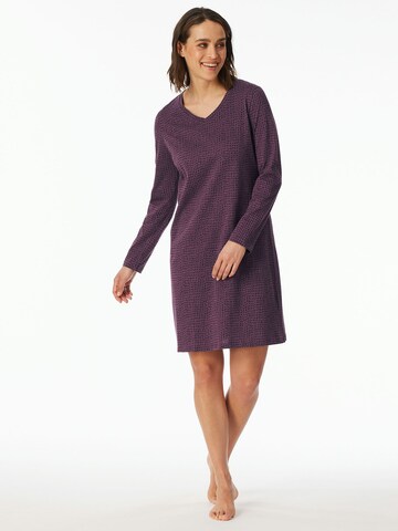 SCHIESSER Slaapshirt ' UNCOVER Nightwear ' in Lila: voorkant