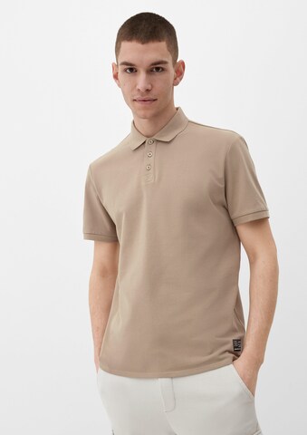 T-Shirt QS en beige : devant