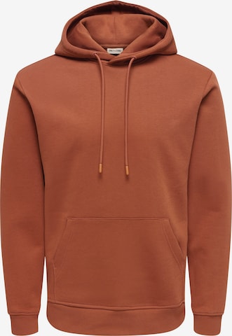 Only & Sons Свитшот 'ONSCONNOR' в Красный: спереди