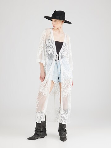 Kimono 'ONLCARLA' di ONLY in bianco: frontale