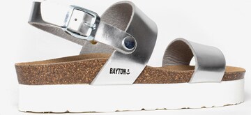 Sandale 'Gladstone' de la Bayton pe argintiu