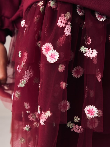 LAURA ASHLEY - Vestido en rojo