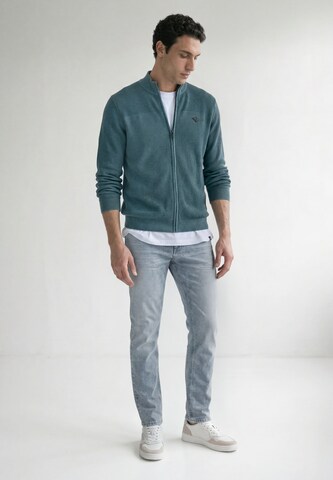 Street One MEN Strickjacke in Blau