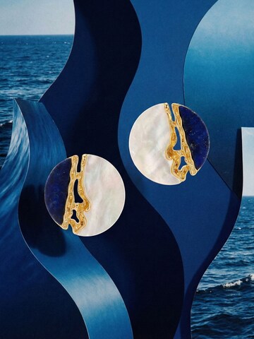 Nemomatheo Earrings 'Himmel und Meer' in Blue