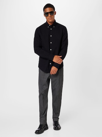 juoda NN07 Standartinis modelis Marškiniai 'Arne'