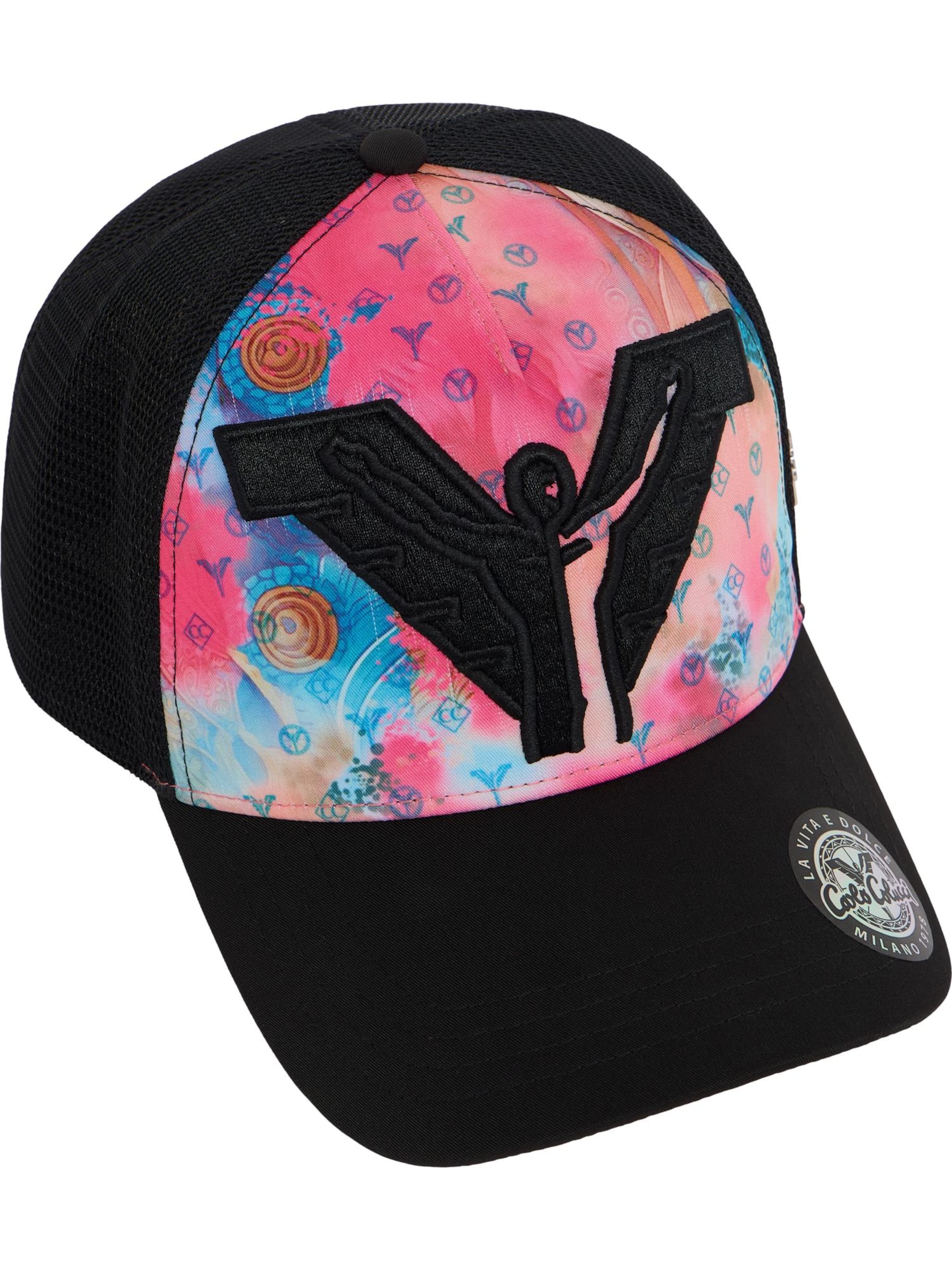 Carlo Colucci Kappe in Schwarz: Vorderseite