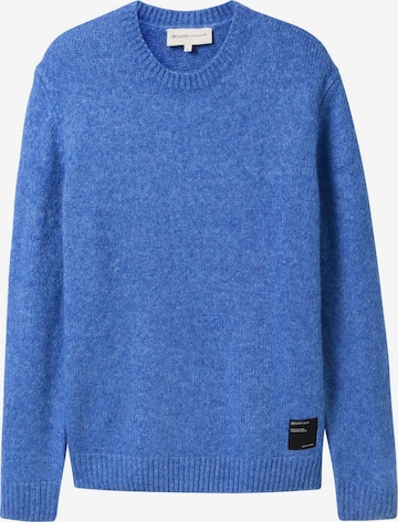 TOM TAILOR DENIM Sweater in Blue: front