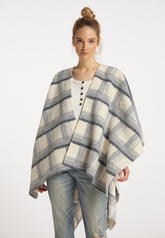 DreiMaster Vintage Cape in Grau: predná strana