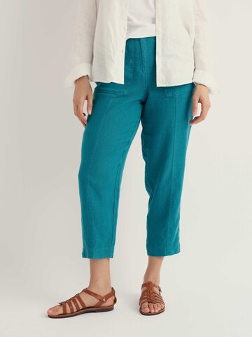 Seasalt Cornwall Regular Broek 'Saltings' in Groen: voorkant