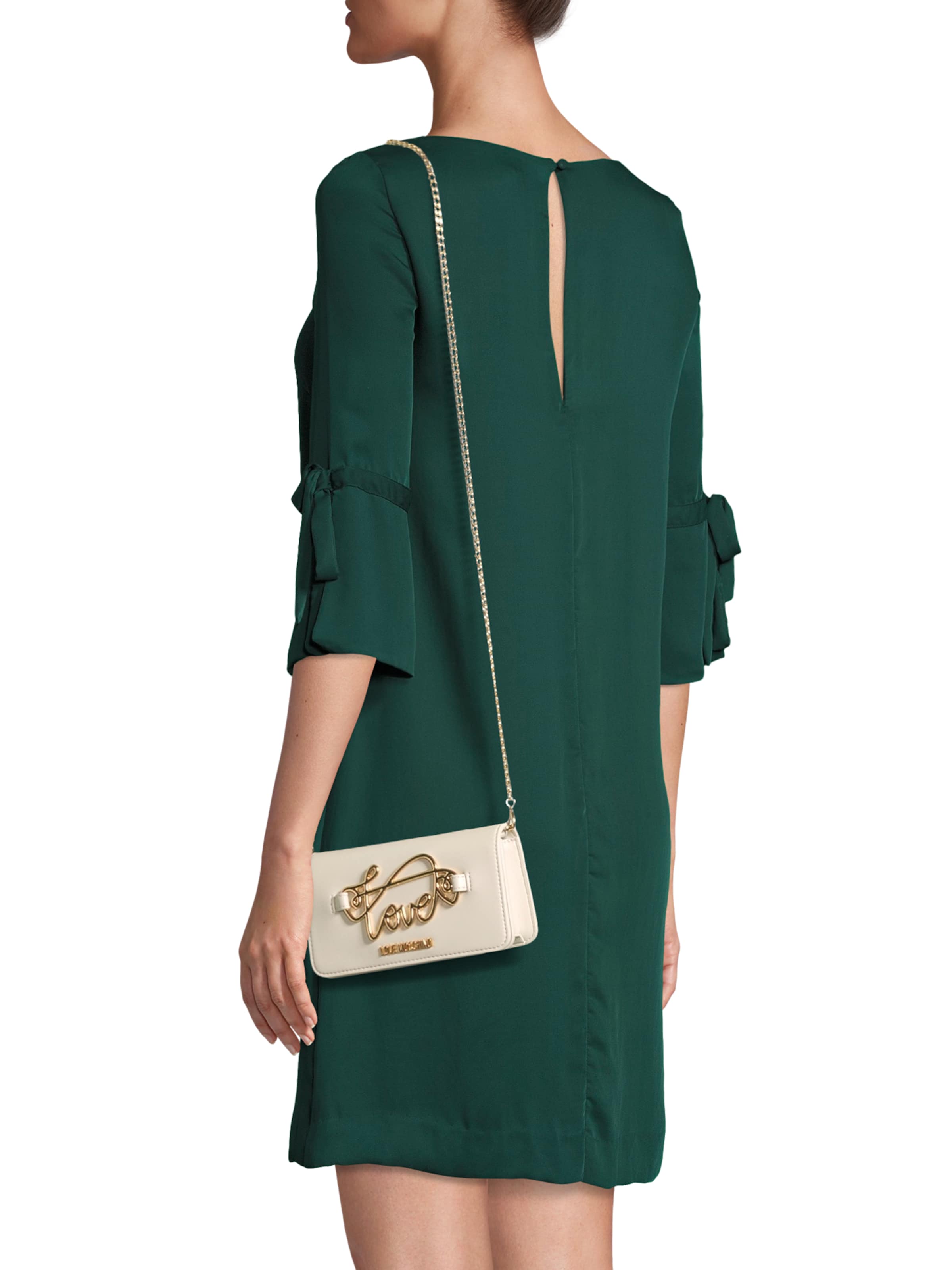 Love Moschino Axelremsväska i beige