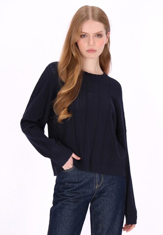 DreiMaster Vintage Trui in Blauw: voorkant