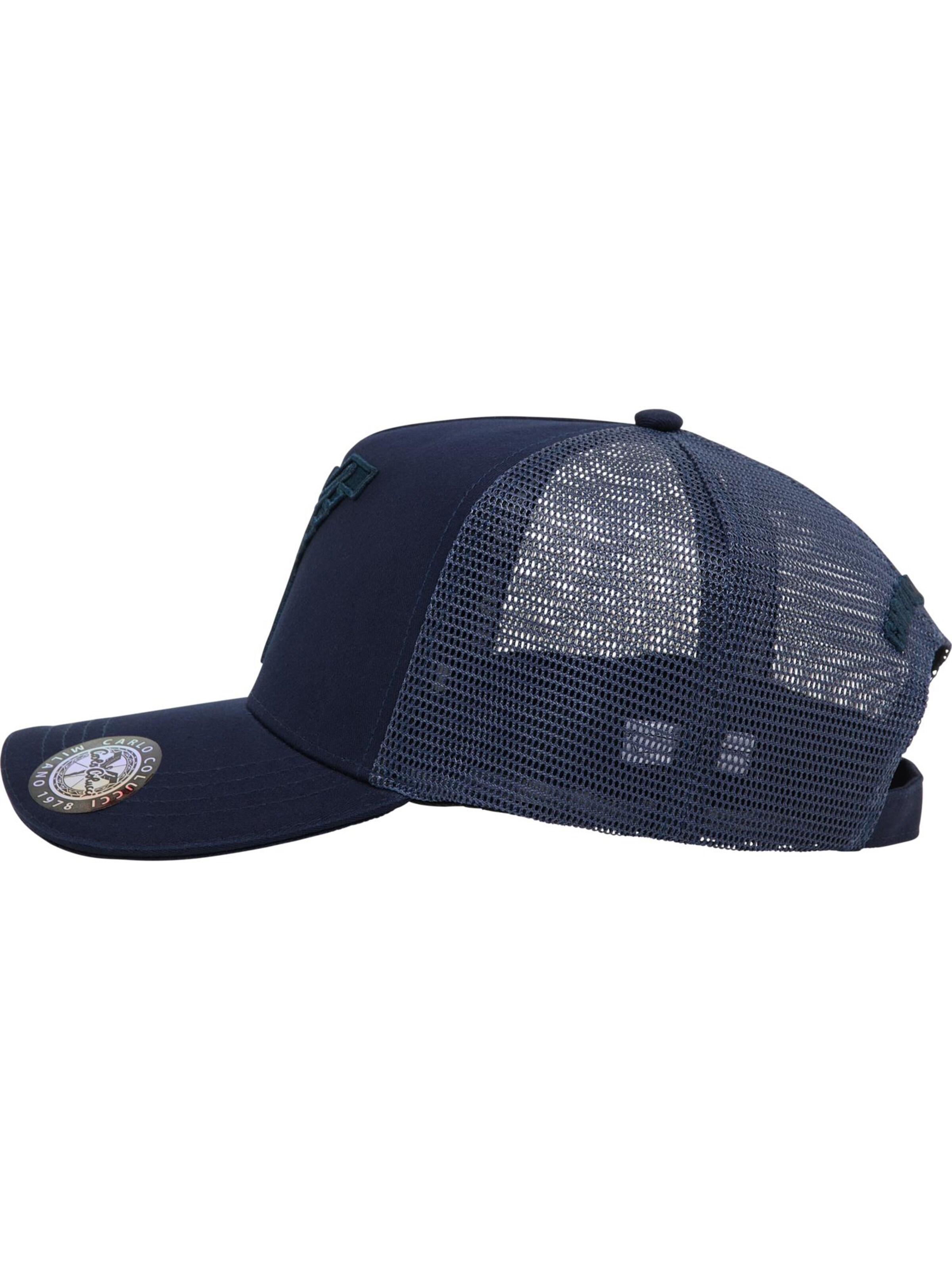 Carlo Colucci Cap ' Colussi ' in Blue: front