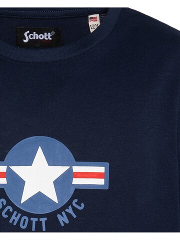 Schott NYC Sweatshirt in Blue