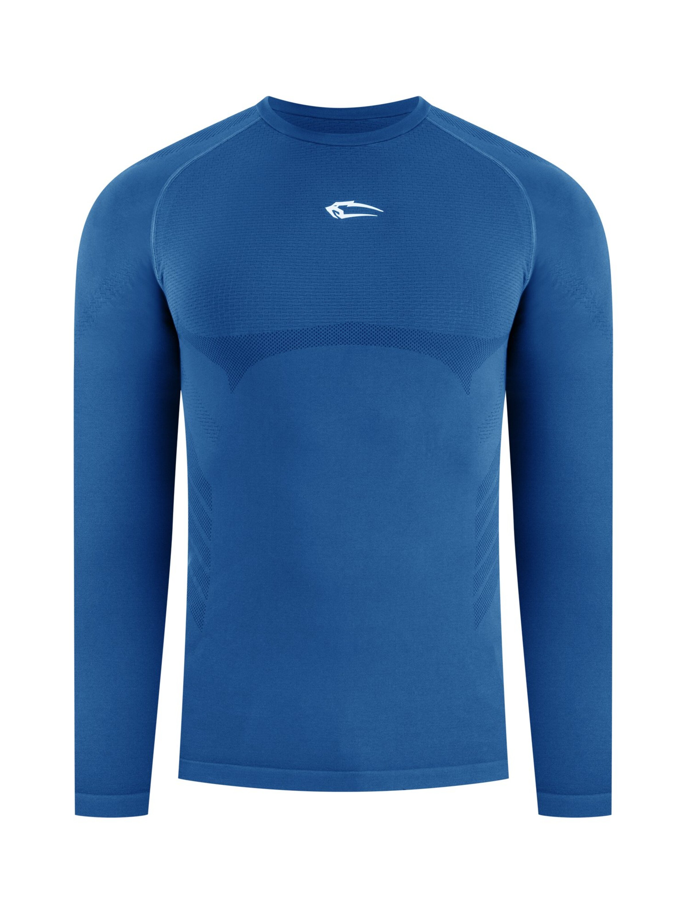 Smilodox Compression Longsleeve Carnos in Blau: Vorderseite