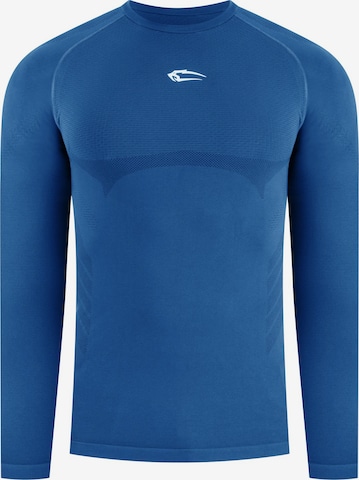 Smilodox Compression Longsleeve Carnos in Blau: Vorderseite