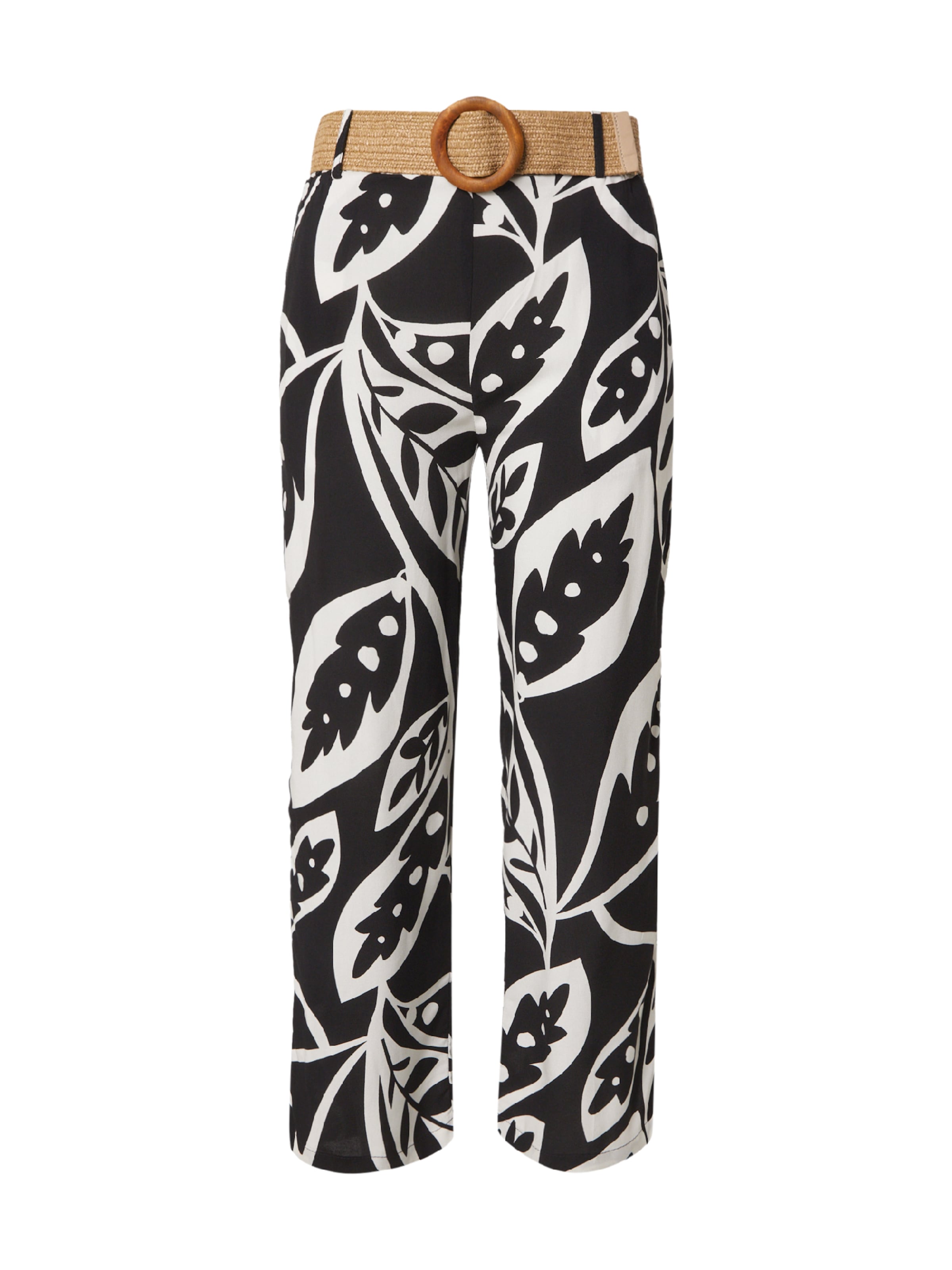 ZABAIONE Loosefit Nadrág 'Az44iza' - fekete: elől