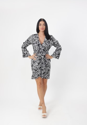 Elara Kleid in Schwarz: Vorderseite