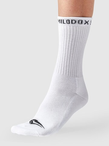 Chaussettes ' 3er Tennis Socks ' Smilodox en blanc