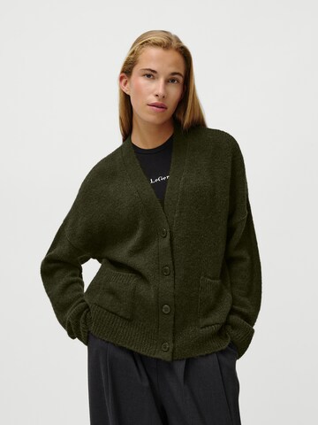 LeGer by Lena Gercke Gebreid vest 'Hanne' in Groen: voorkant