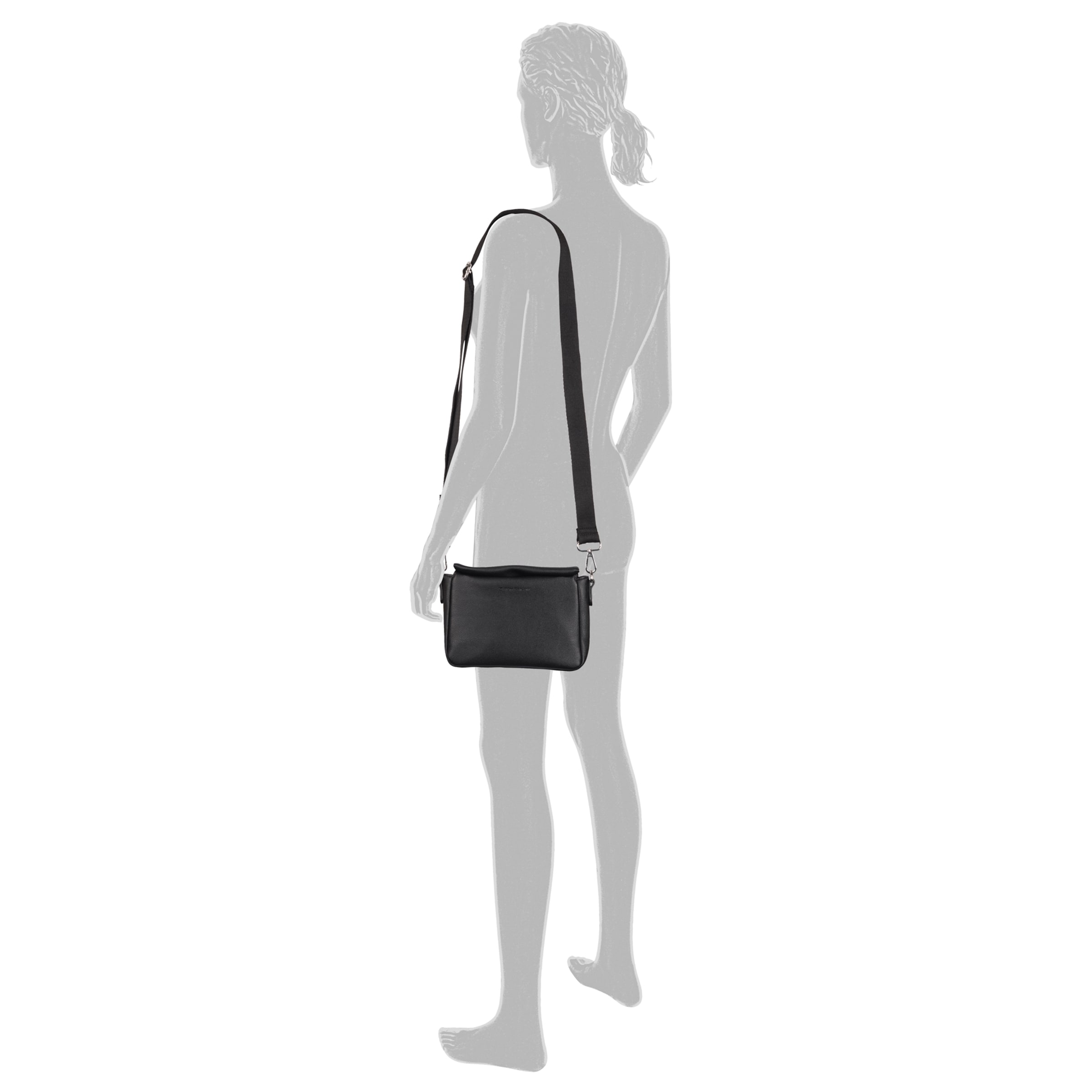 TOM TAILOR Crossbody Bag in Black