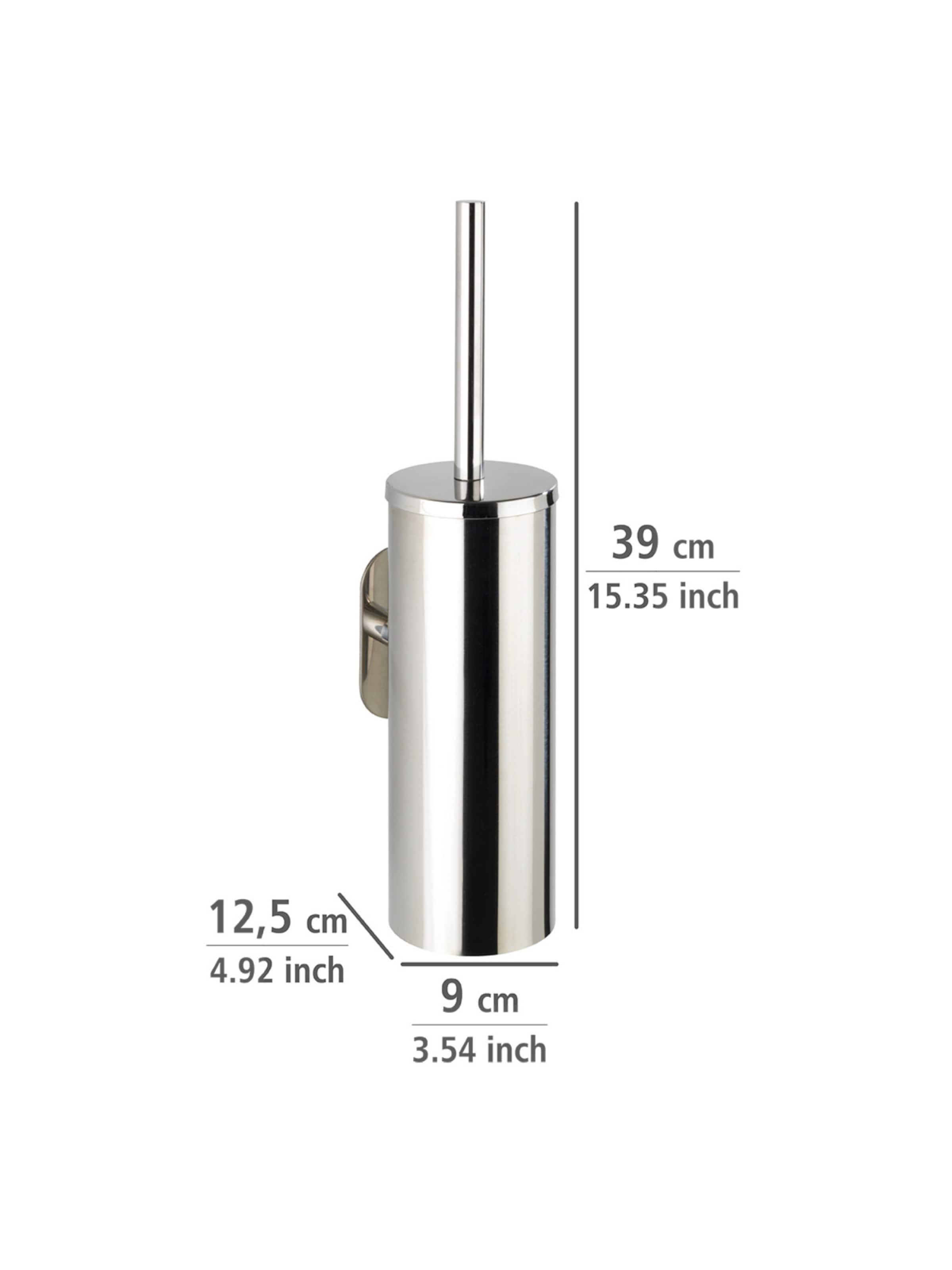 Wenko WC-Garnitur 'Orea' in Silber