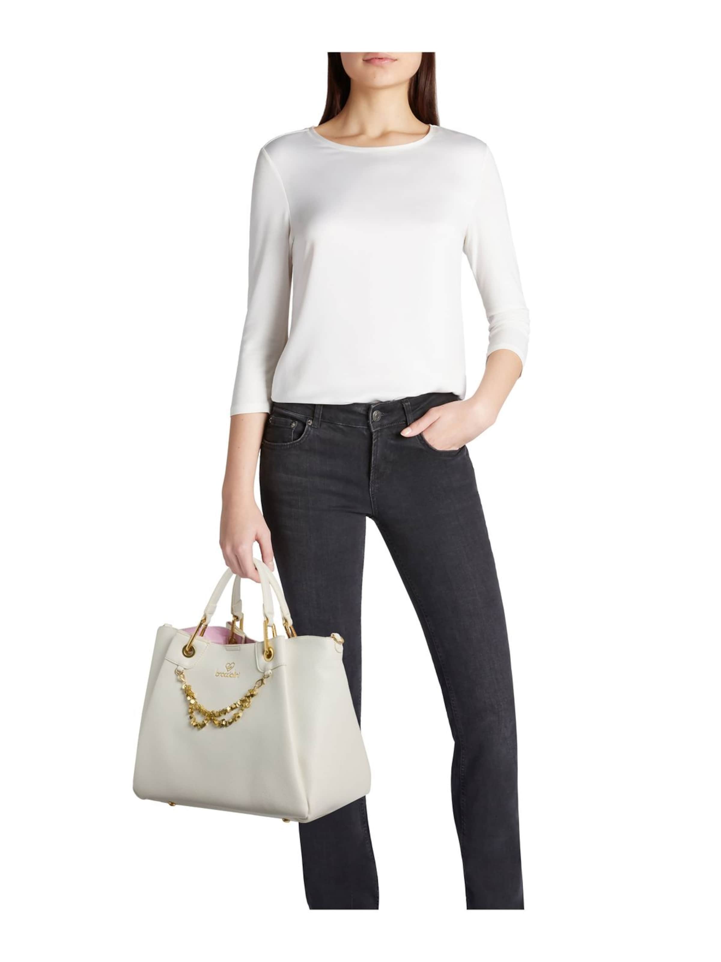 Braccialini Handtasche 'Amy'‌‌‌ in Weiß: Vorderseite